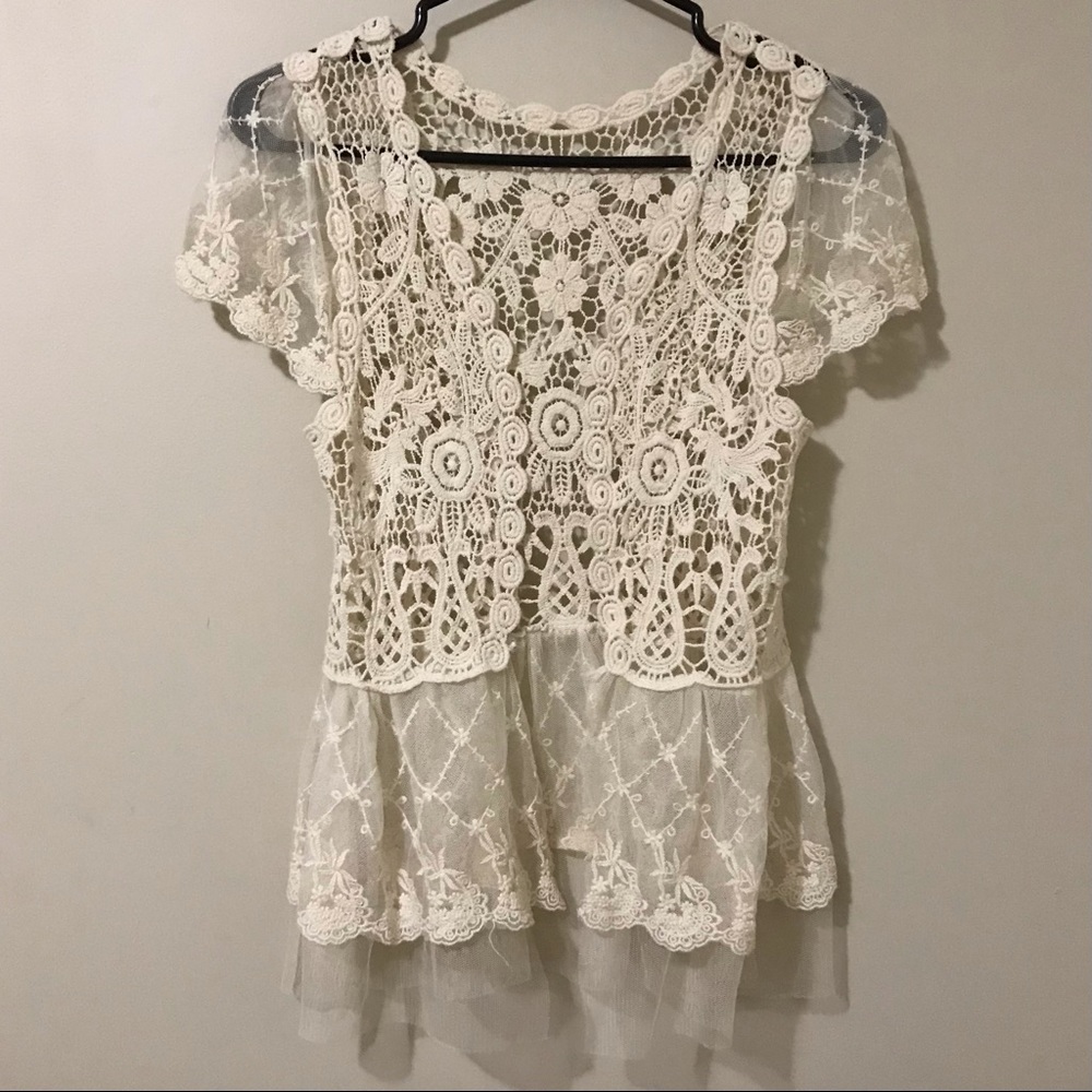 White Knit Cardigan